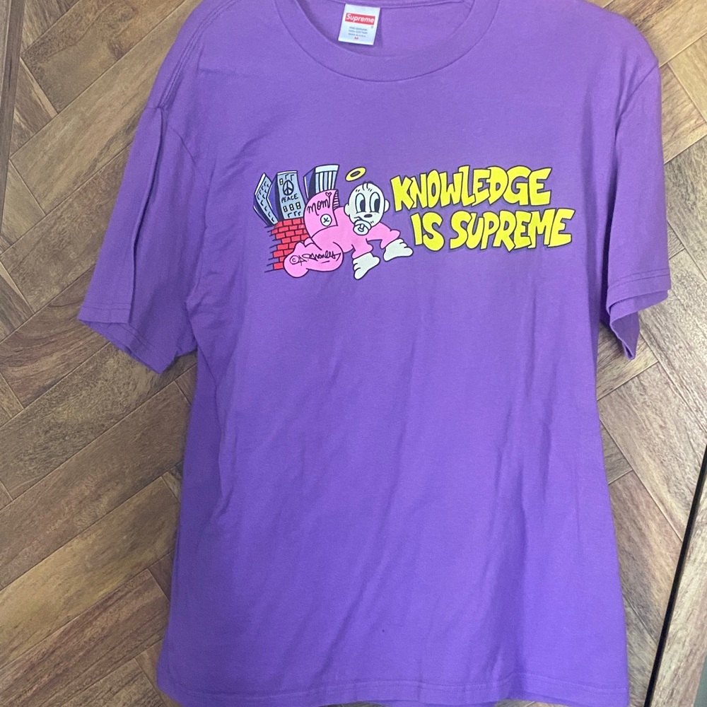 Purple “Knowledge Is Supreme” Men’s T-Shirt